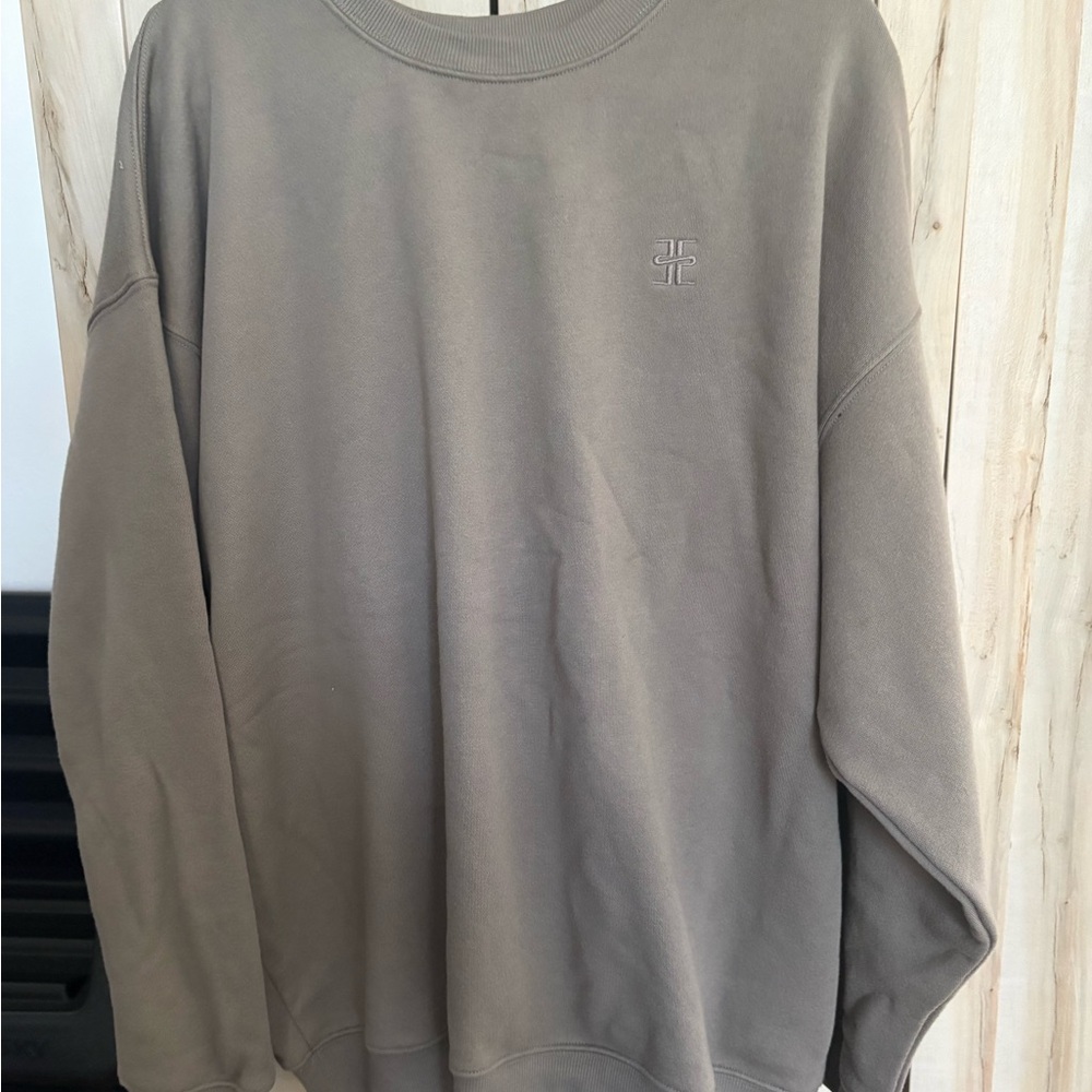 Eterne Women's Beige  Sweatshirt and sweatpants Set ! Will fit XL . SOFT